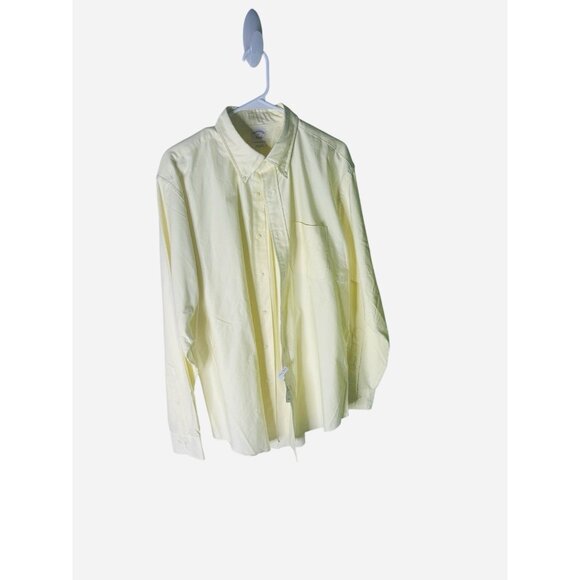 Brooks Brothers Other - Brooks Brothers Shirt Mens Large Yellow Button Down Long Sleeve NEW W/TAGS